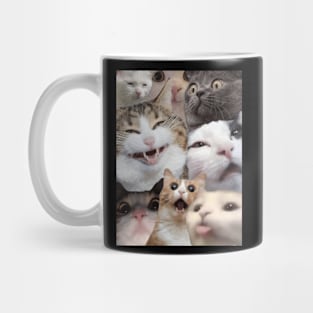 Cat collage Mug